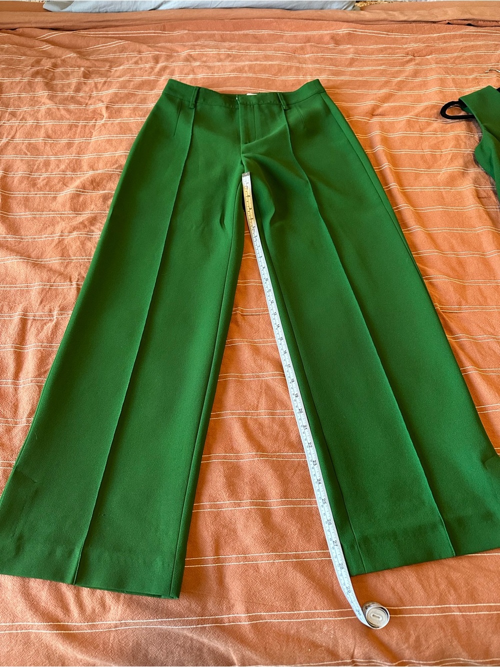 Mango Women’s Suit Pants Green